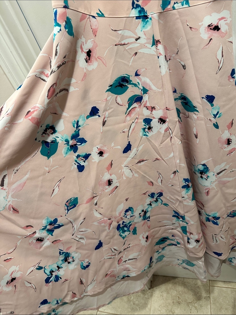 Lane Bryant Pink Floral Maxi Dress - Picture 4 of 5